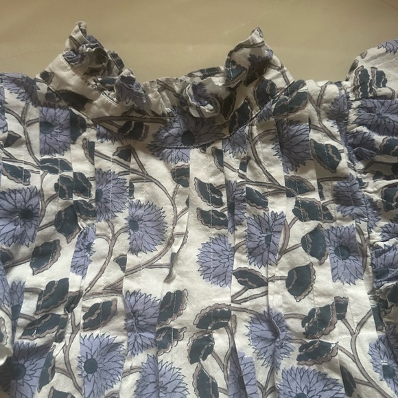 Victoria Dunn Blue Ruched Off-the-Shoulder Sundress - Picture 4 of 10